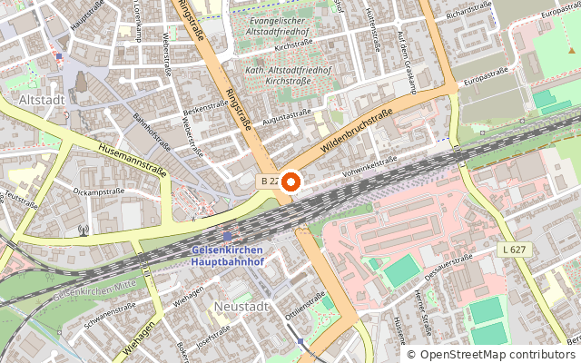 Karte: Straßenverkehrsamt Gelsenkirchen