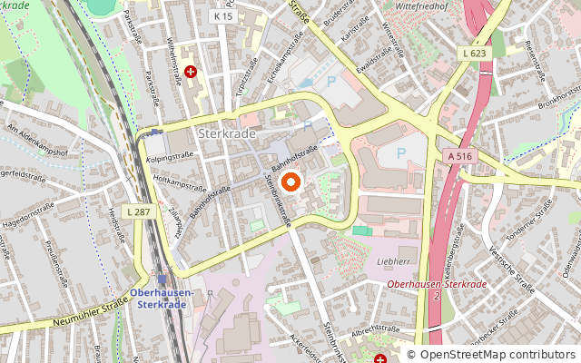 Karte: Straßenverkehrsamt Oberhausen